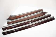 Audi A8 D3 LWB Walnut Nut Tree Brown Set Upper Door Trims 4E4867420 (Item #358175) 