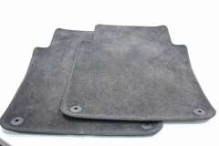 Audi A8 D3 LWB Rear Carpet Over Floor Mats Indigo Blue 4E4863011 (Item #258798) 