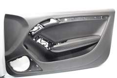 Audi A5 8T Cabriolet OS Right Front Door Card Black Leather Insert 8F0867104B (Item #469030) 