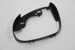 VW Passat B6 NS Left Door Wing Mirror Glass Frame Trim Black 1K0857601 (Item #320933) 