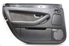 Audi A8 D3 LWB Rear NS Left Door Card Trim Soul Black 4E4867303A (Item #357407) 