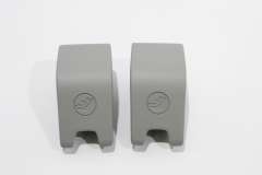 Audi A3 8V Pair Titanium Grey Isofix Slot Cover Cap Trims New  8V0887187DT4 (Item #263399) 