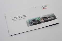 Audi A3 8P FL Quick Reference Guide Handbook Manual 29156275520 (Item #297638) 