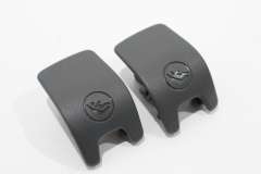 Audi Q8 Pair Isofix Slot Cover Cap Trim Covers Steel Grey New Genuin 4M8887187DK1 (Item #409163) 