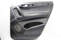 Audi Q7 4L Rear OS Right Black Leather Door Card for Bose 4L0867304C (Item #393704)