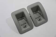 Audi A6 C7 Isofix Slot Guide Trims Covers Pair Moon Silver New 4G8887233ET1 (Item #269976) 