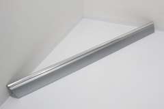 Audi A8 D2 Rear OS Right Door Strip Trim Alu Silver LY7M 4D0853962 (Item #435772) 