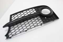 Audi TT 8J NS Left Lower Bumper Fog Light Grill Black New Genuine 8J0807681K3FZ (Item #272762) 