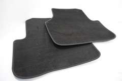 VW Passat B7 Black Rear Carpet Floor Mats 3C2863011C (Item #452054) 