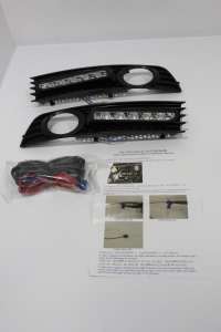 Audi A4 B6 Lower Bumper Fog Light Grill LED Running Light Upgrade  DRL9906 (Item #276595) 