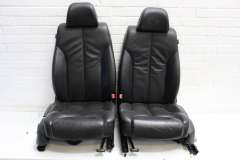 VW Passat B6 Saloon Black Heated Leather Interior Seats Door Cards 3C0881106T (Item #372575) 