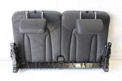 Audi Q7 4L Black Leather 3rd Row 6|7 Rear Seats Back Backrest  4L0885405B (Item #441156)