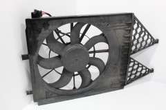 VW Polo MK5 6R Electric Cooling Fan Housing Support Bracket with Fan 6R0121207A (Item #380216) 