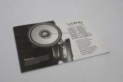 Infinity Speaker Instruction Manual Book Handbook  (Item #281880) 
