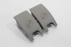 Audi A7 4G A6 C7 Pair Isofix Slot Trim Covers Flint Grey New 4G8887187HK2 (Item #283475) 