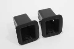 VW T-Roc Pair Black Isofix Slot Guide Trim Covers New Genuine 575887233CWM (Item #443610) 