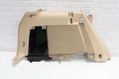 VW Touareg 7L NS Left Boot Load Compartment Side Trim Pure Beige 7L6867037AT (Item #286498) 