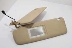 VW Touareg 7L NS Left Drivers Twin Sun Visor Sun Beige Cream 7L6857551AQ (Item #286819) 