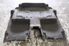 Audi Q7 4L Floor Carpet Rear Section Soul Black Borneo Green 4L0863367CM22 (Item #400513)