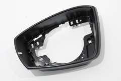 VW Polo 6R MK5 NS Left Door Wing Mirror Glass Frame Trim Black New 6R0857601B9B9 (Item #351616) 