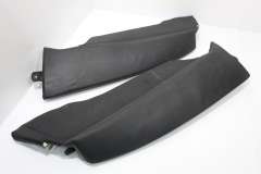 Audi A4 B8 Saloon Pair Rear Seat Bolsters Black Leather 8K0885703AG (Item #405362) 