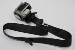 VW Scirocco Mk3 Front NS Left Seat Safety Belt Black 1K8857705A (Item #445250) 