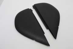 VW Scirocco Mk3 Fuse Box Covers Dashboard Ends Pair Black 1Q0858247B (Item #331924) 