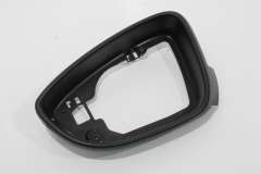 VW Scirocco Mk3 NS Left Door Wing Mirror Glass Frame Trim Black 3C8857601 (Item #475711) 