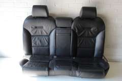 Audi A8 D3 Rear Comfort Heated Electric Leather Seats Soul Black 4E0885405AR (Item #357411) 