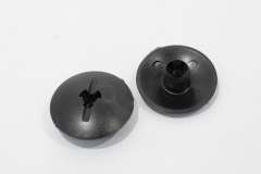 Audi A8 D2 Boot Floor Carpet Retaining Clip Nuts Black Pair New 4A585390901C (Item #394381) 