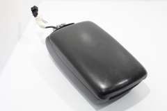 Audi A6 C6 Black Leather Front Armrest with Phone Cradle Mount 4F0971178C (Item #417993) 