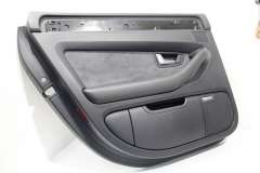 Audi A8 D3 Rear NS Left Door Card Indigo Blue Alcantara  4E0867303A (Item #296145) 