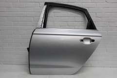 Audi A6 C7 Saloon Rear NS Left Door Skin Ice Silver LX7W 4G5833051 (Item #409105)
