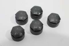 Audi A1 A6 A7 Q2 Q3 Grey Wheel Nut Bolt Cover Caps x5 New Genuine 4M0601173A (Item #422827) 