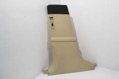 VW Phaeton D1 NS Left Lower B Pillar Trim Sun Beige Cream 3D5867291N (Item #303296) 