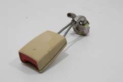 VW Phaeton D1 Single Rear Seat Belt Buckle Sun Beige Cream 3D0857740E (Item #303308) 