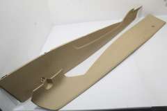 VW Phaeton D1 Pair Centre Console Side Trims Cream Sun Beige 3D2863303B (Item #303417) 