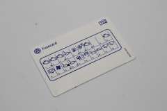 VW Phaeton D1 Fuse Box Card 3D0010270B (Item #303611) 