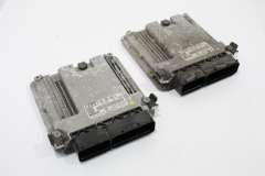 Audi A8 D3 4.2TDi Engine ECU Control Modules Pair Master Slave 4E1907409A (Item #459811) 