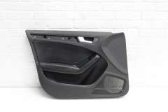 Audi A4 B8 NS Left Front Door Card Black With Leather Insert 8K0867103A (Item #307773) 