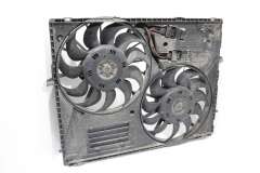 Audi Q7 4L 4.2TDi V8 Cooling Radiator Twin Electric Fans in Panel 7L6121203B (Item #308461) 