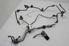 Audi S5 8T 4.2 V8 Petrol Fuel Injector Pipe Line Rail Set 079127503L (Item #448739)