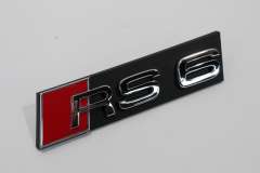 Audi RS6 C5 Bonnet Grill Badge Logo New Genuine 4B0853736B2ZZ (Item #444539) 