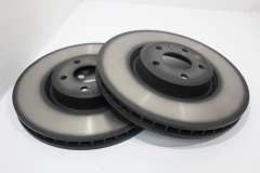 Audi Q5 2017> Front Brake Discs Vented 350x34mm Pair New Genuine 80A615301G (Item #443143) 