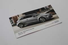 Audi A3 8V Quick Reference Guide Book 1355628V020 (Item #317609) 