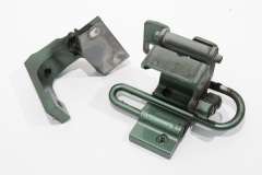 Audi A8 D2 NS Left Rear Door Hinges Upper and Lower Green 4D0833411 (Item #320030)