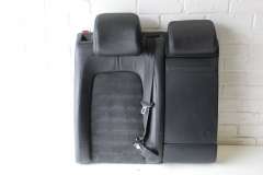 VW Passat B6 Estate Black Half Leather Rear OS Right Centre Seat 3C9885806EA (Item #322554) 