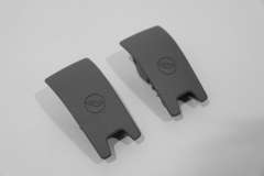 Audi A4 B9 A5 F5 Pair Isofix Slot Trim Cover Rock Grey New Genuine 8W0887187MG6 (Item #325221) 