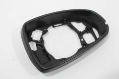 Audi A1 8X OS Right Door Wing Mirror Glass Frame Trim Black 8X0857240E (Item #461264) 