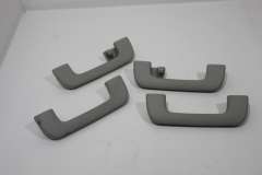 Audi A8 D4 Set of 4 Interior Grab Handles Crystal Silver Light Grey 4H0857607B (Item #329410) 